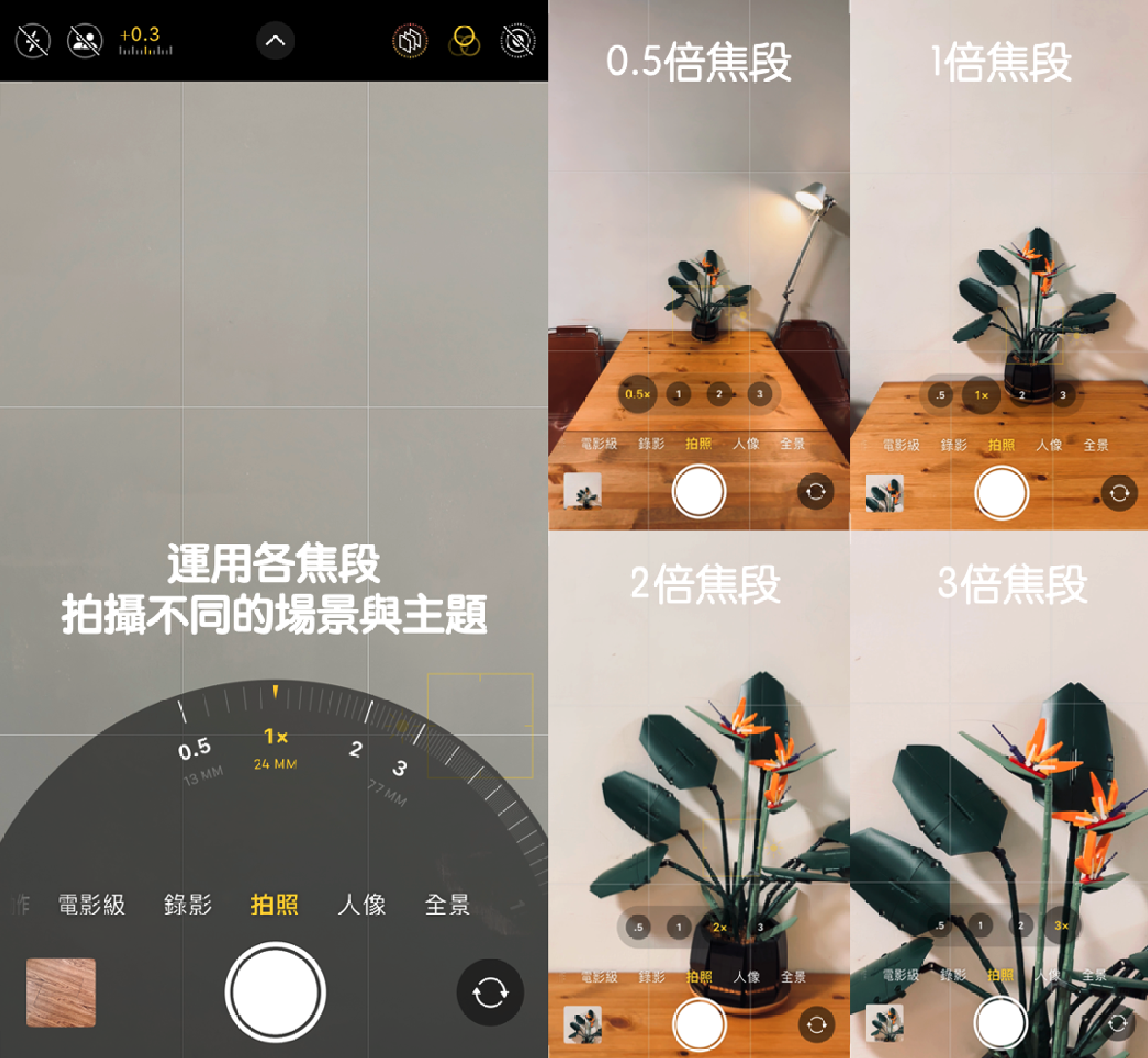 手機攝影技巧2:善用手機拍攝焦段